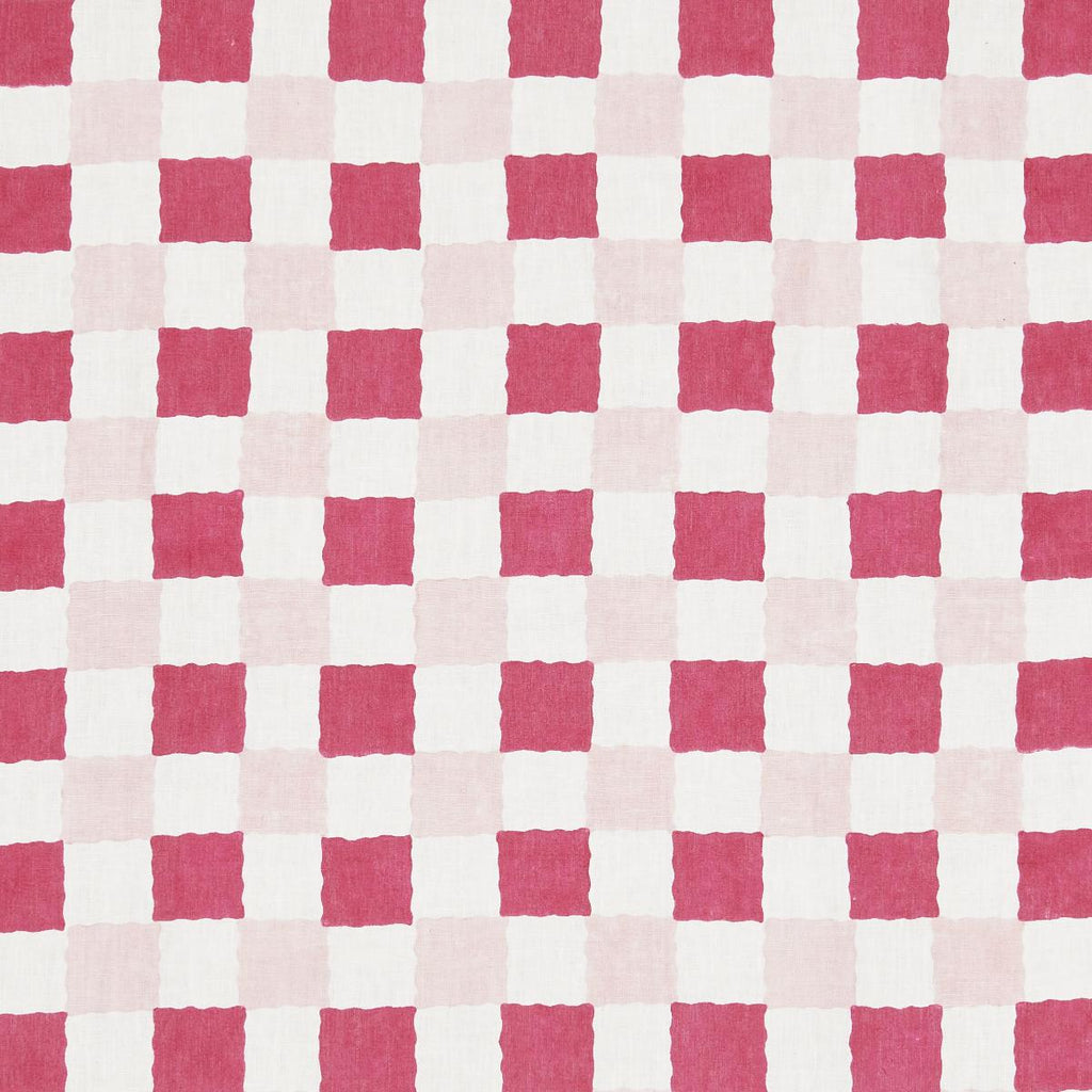 Schumacher Chequer Pinks Fabric