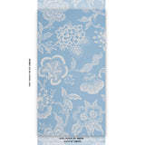 Schumacher Hothouse Flowers Silhouette Bliss Blue Wallpaper