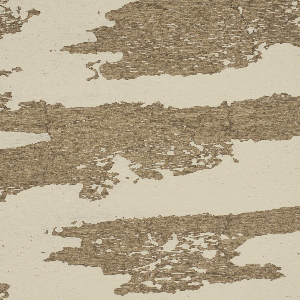 Schumacher Plastered Manuscript Birch Wallpaper