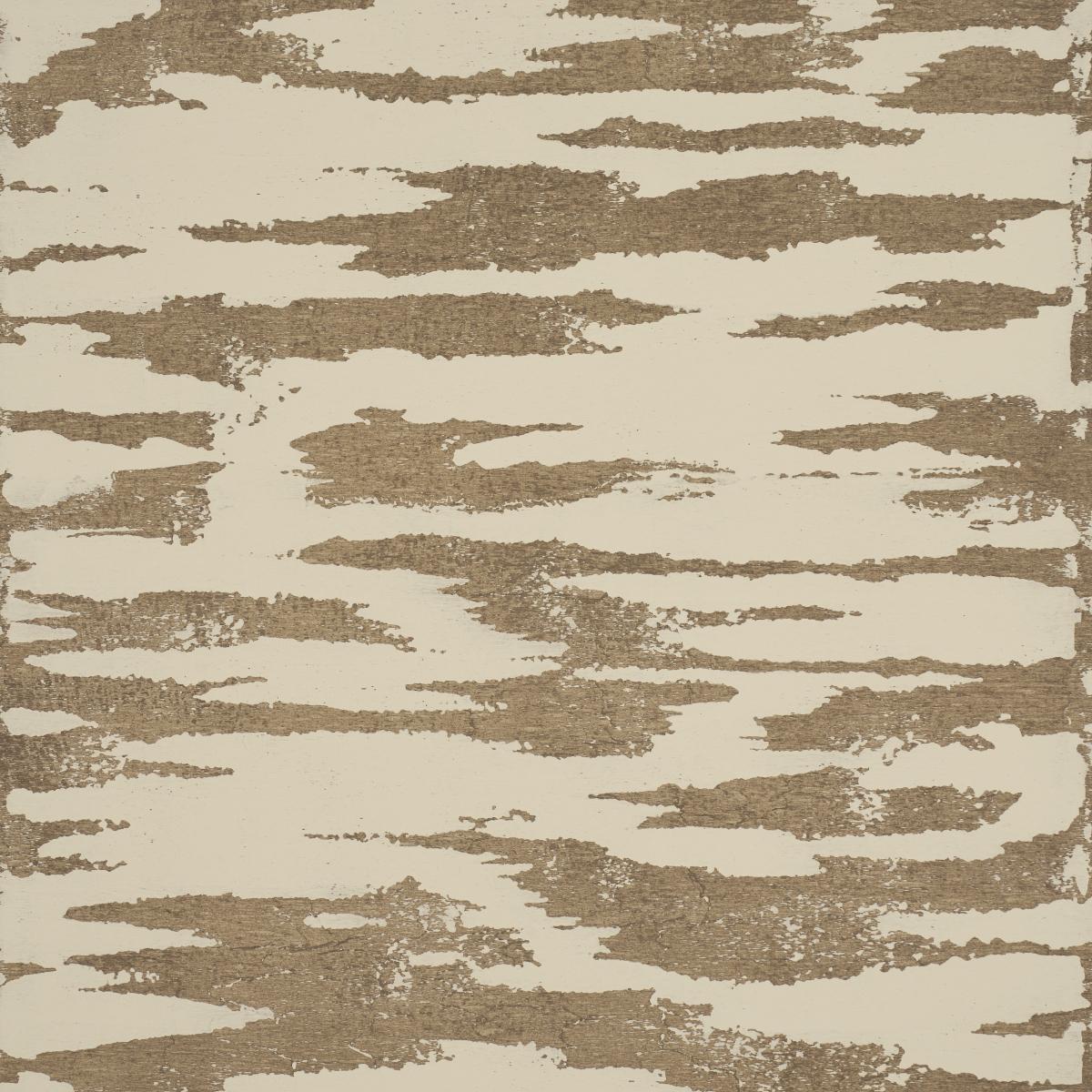 Schumacher Plastered Manuscript Birch Wallpaper