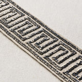 Schumacher Mercury On Natural Delphi Beaded Tape