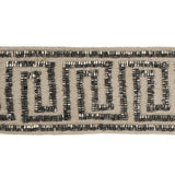 Schumacher Mercury On Natural Delphi Beaded Tape