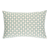 Schumacher Water/Ivory 18" x 12" Betwixt Pillow