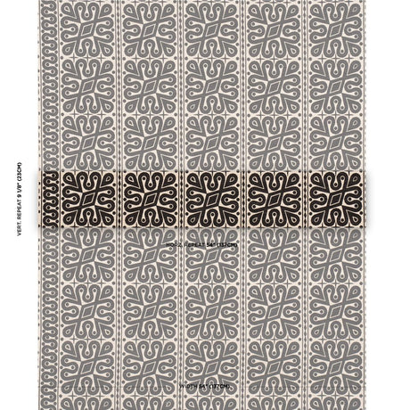 Schumacher Borneo Silk Black Fabric