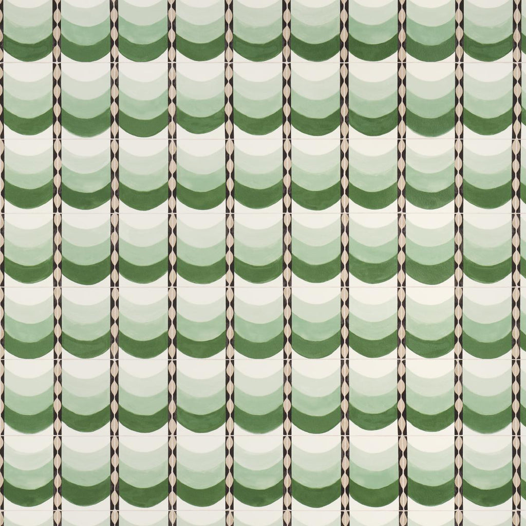 Schumacher Sintra Green Wallpaper