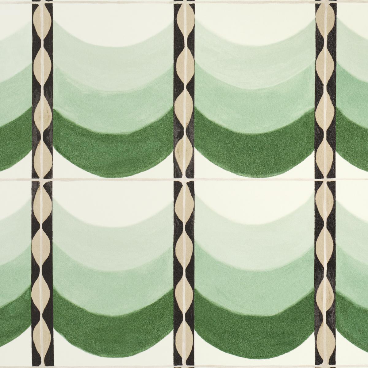Schumacher Sintra Green Wallpaper