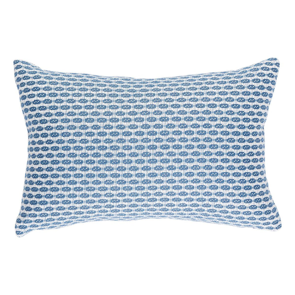 Schumacher Hickox I/O Blue 18" x 12" Pillow