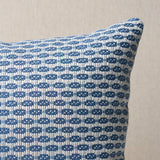 Schumacher Hickox I/O Blue 18" x 12" Pillow