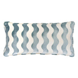 Schumacher Sky 24" x 12" The Wave Pillow