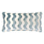 Schumacher Sky 24" x 12" The Wave Pillow