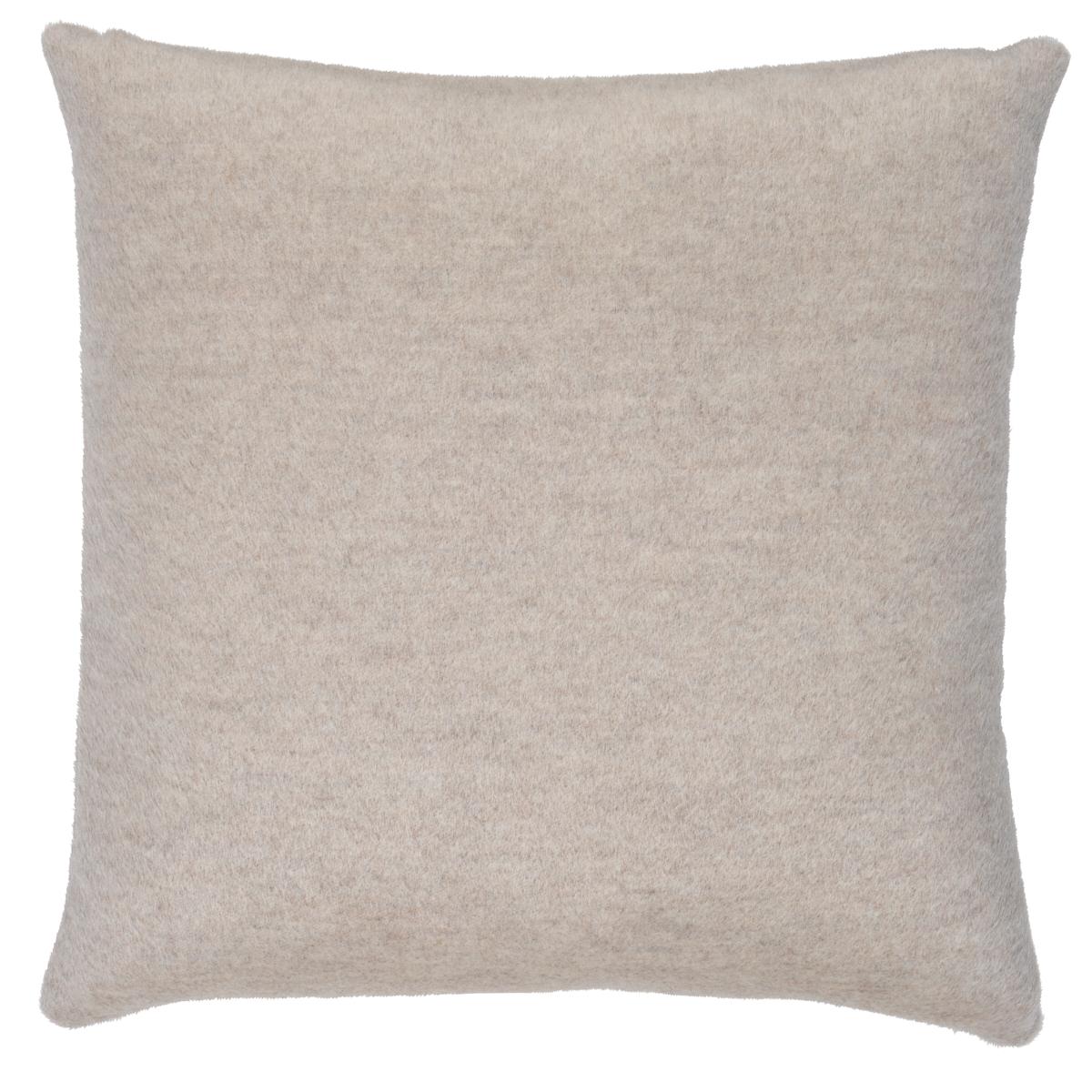 Schumacher Stone 22" x 22" Dixon Mohair Pillow