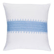 Schumacher Sky 20" x 20" Chamula Pillow