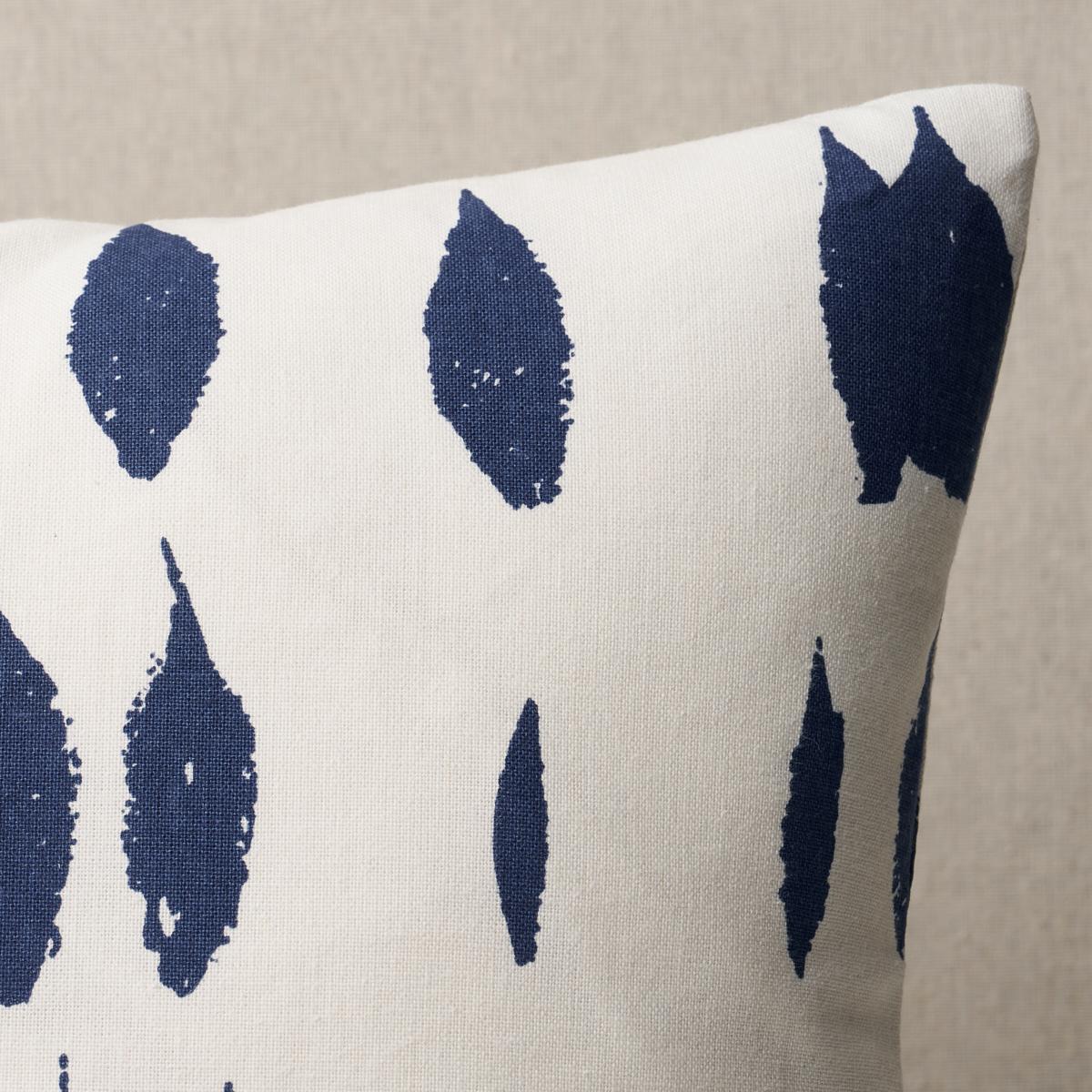 Schumacher Navy 20" x 20" Queen Of Spain Pillow