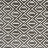 Schumacher Bees Knees Cut Velvet Grey Fabric
