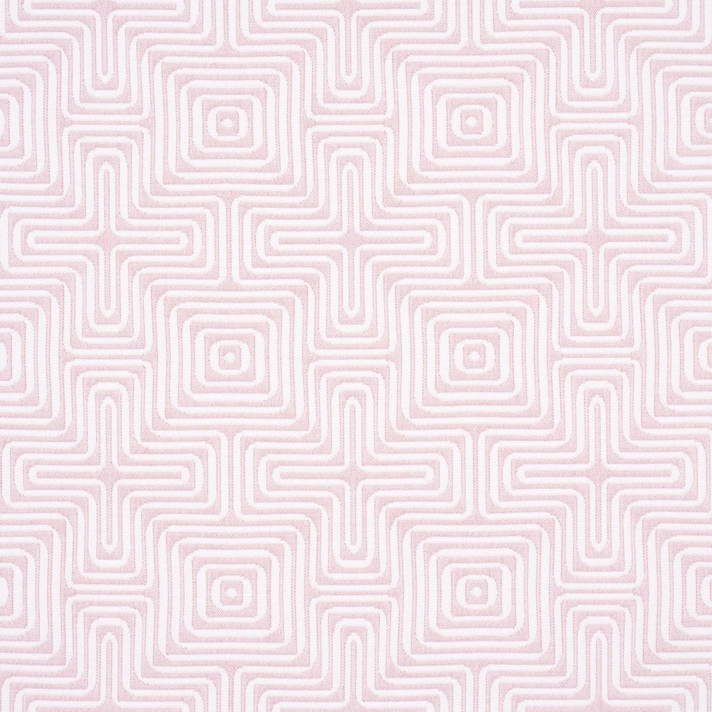Schumacher Amazing Maze Indoor/Outdoor Blush Fabric