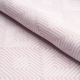 Schumacher Amazing Maze Indoor/Outdoor Blush Fabric