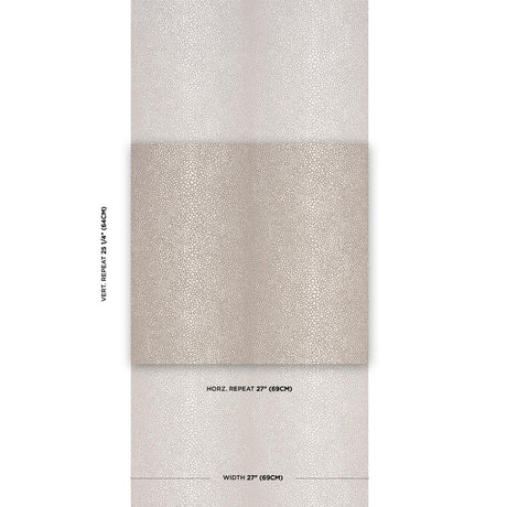 Schumacher Fickle Texture Sand Wallpaper