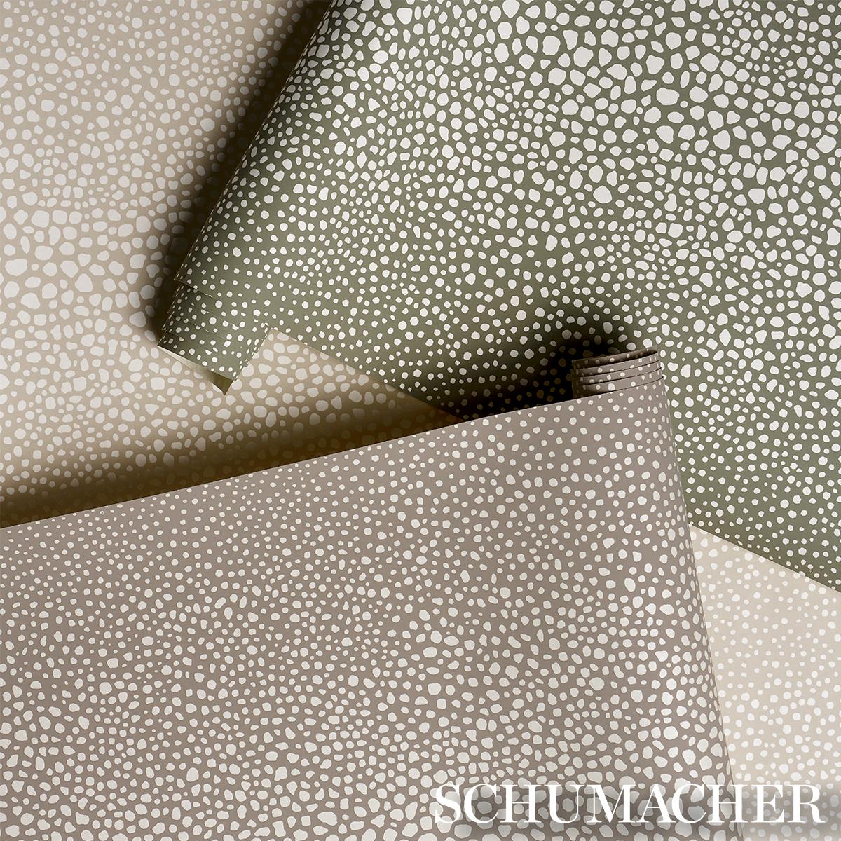 Schumacher Fickle Texture Sand Wallpaper