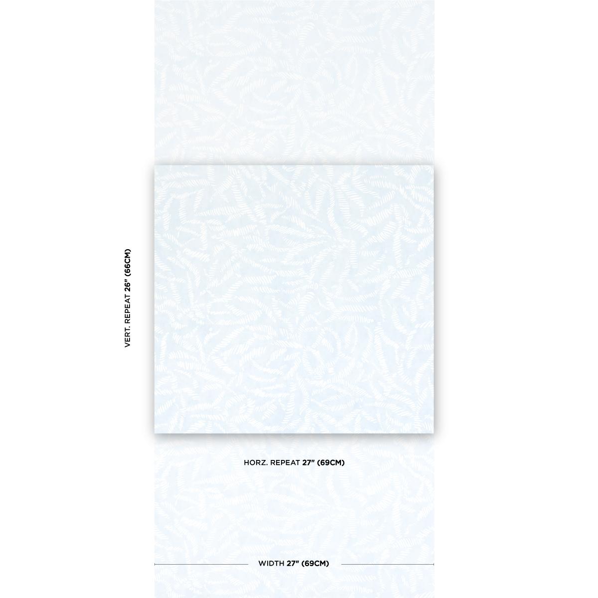 Schumacher Leaf Bloom Sky Wallpaper