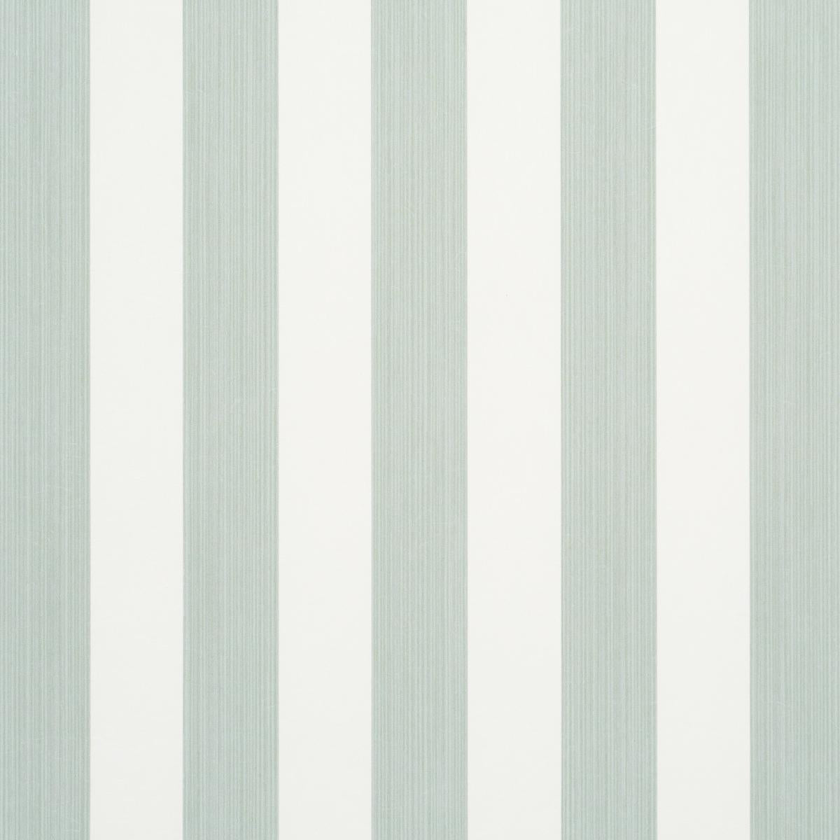 Schumacher Edwin Stripe Medium Eucalyptus Wallpaper