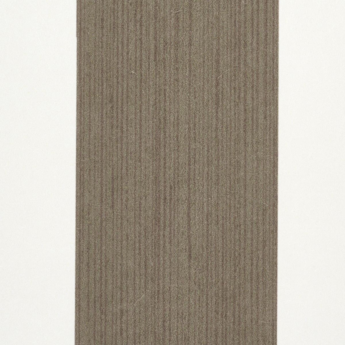 Schumacher Edwin Stripe Wide Mocha Wallpaper