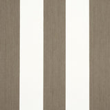 Schumacher Edwin Stripe Wide Mocha Wallpaper