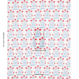 Schumacher Mughal Hand Block Print Crimson Sky Fabric