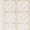 Schumacher Borneo Grasscloth White Wallpaper