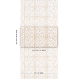 Schumacher Borneo Grasscloth White Wallpaper