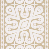 Schumacher Borneo Grasscloth White Wallpaper