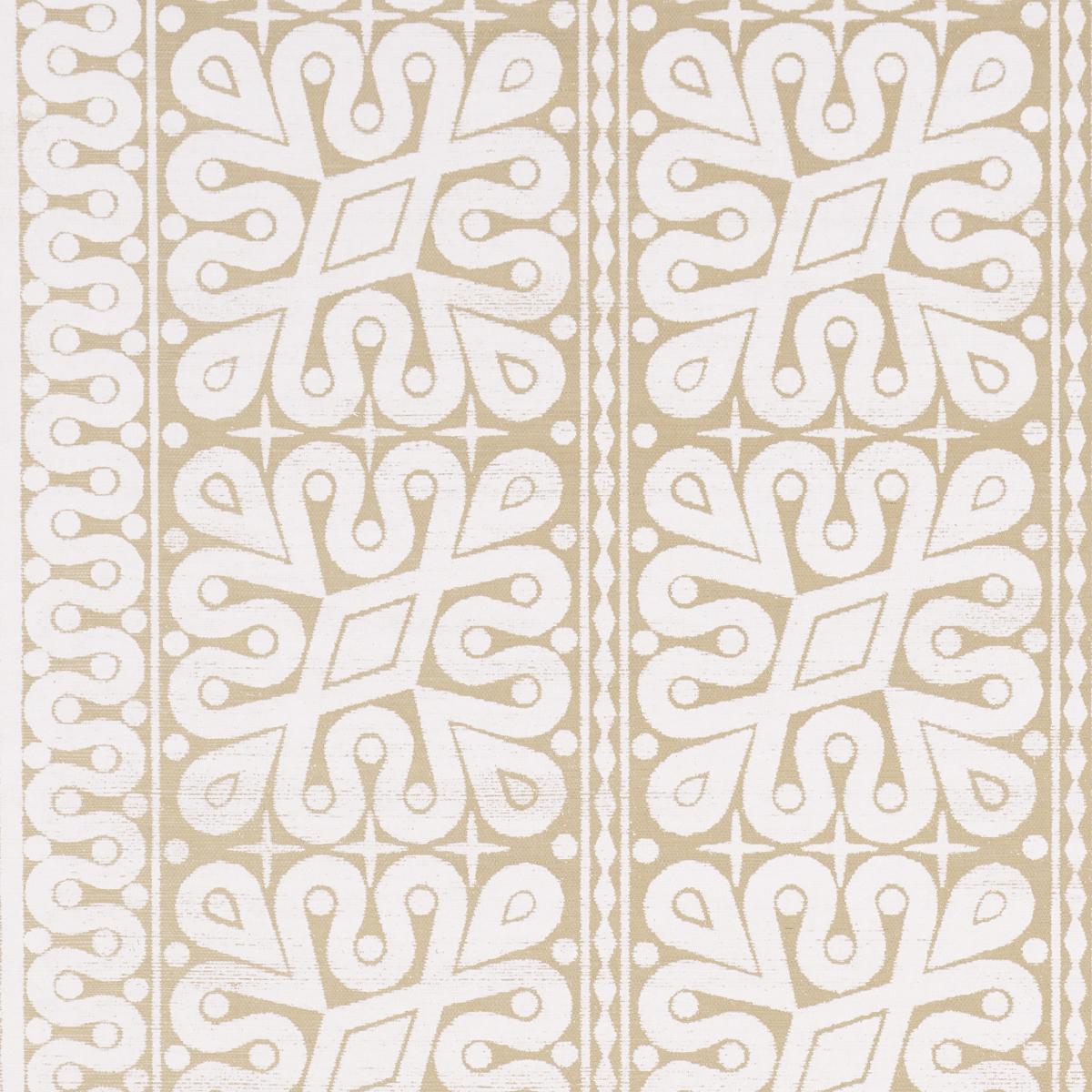 Schumacher Borneo Grasscloth White Wallpaper