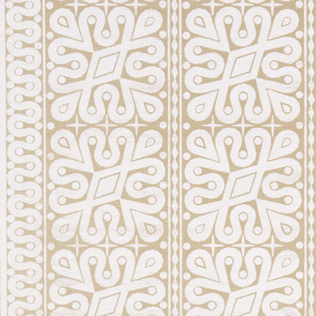 Schumacher Borneo Grasscloth White Wallpaper