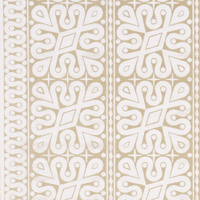 Schumacher Borneo Grasscloth White Wallpaper
