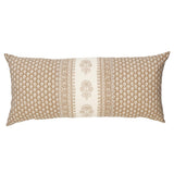 Schumacher Hyacinth I/O Neutral 30" x 14" Pillow