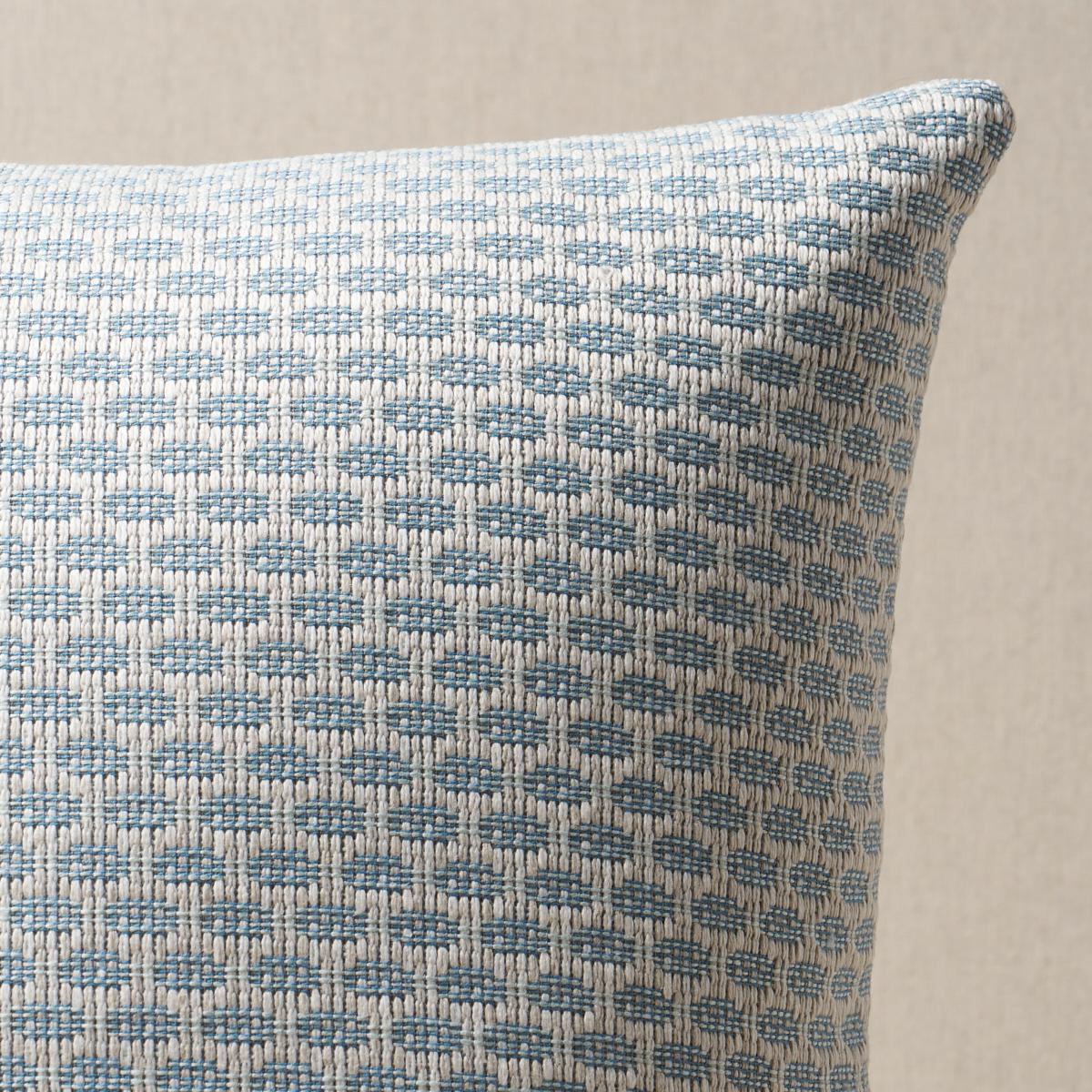 Schumacher Hickox I/O Sky 22" x 22" Pillow