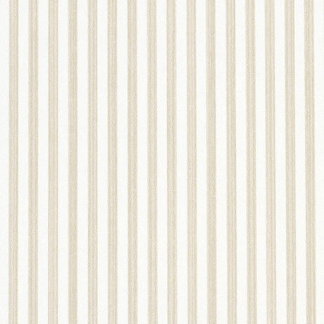 Schumacher Edwin Stripe Narrow Straw Wallpaper