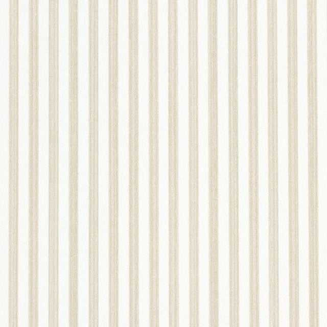 Schumacher Edwin Stripe Narrow Straw Wallpaper