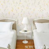 Schumacher Alex'S Floral Daffodil Wallpaper