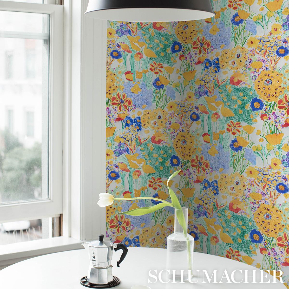 Schumacher Frank'S Garden Primary Wallpaper