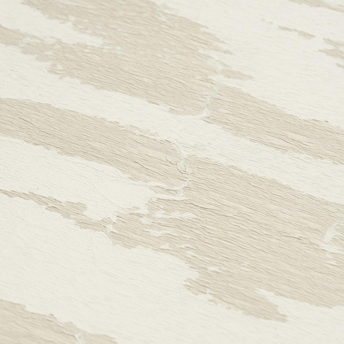 Schumacher Plastered Manuscript Arctic Wallpaper
