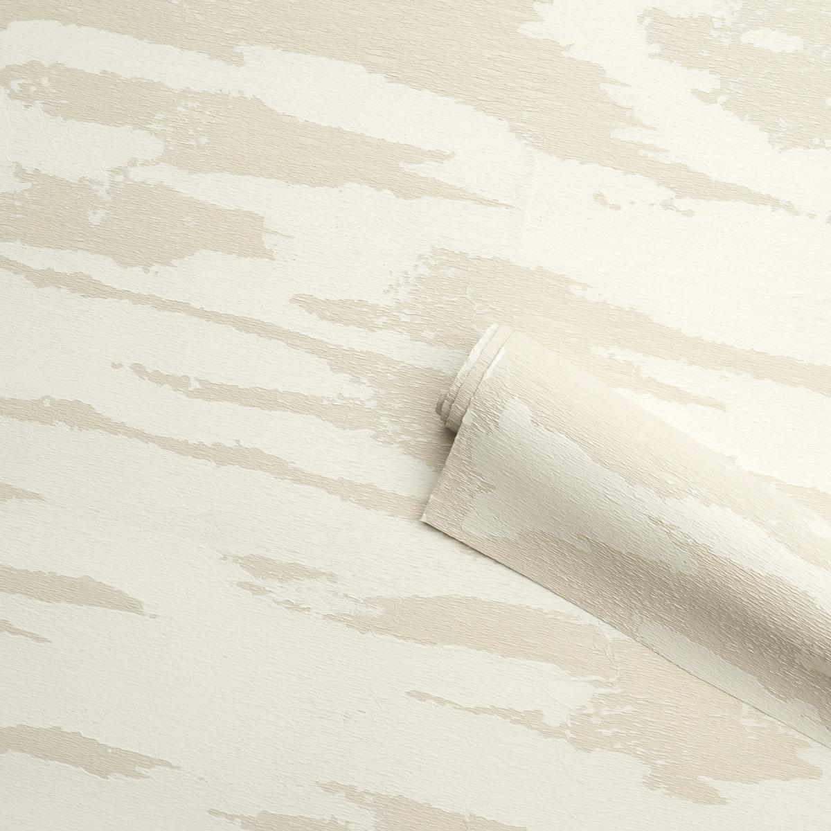 Schumacher Plastered Manuscript Arctic Wallpaper