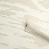 Schumacher Plastered Manuscript Arctic Wallpaper