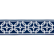 Schumacher Navy Gazebo Trellis Tape
