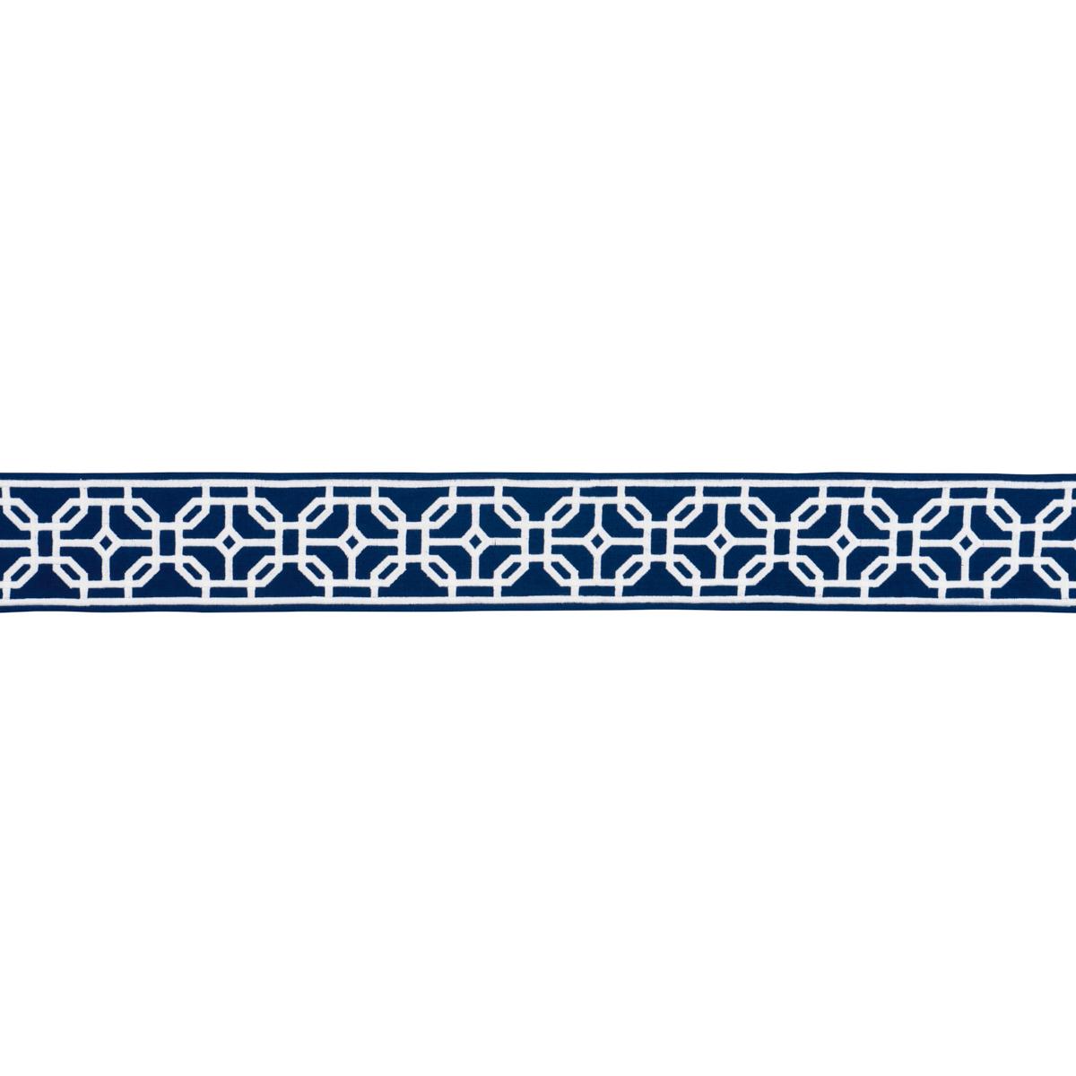 Schumacher Navy Gazebo Trellis Tape