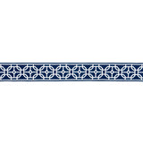 Schumacher Navy Gazebo Trellis Tape