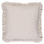 Schumacher Taupe 14" x 14" Brigitte Stripe Pillow