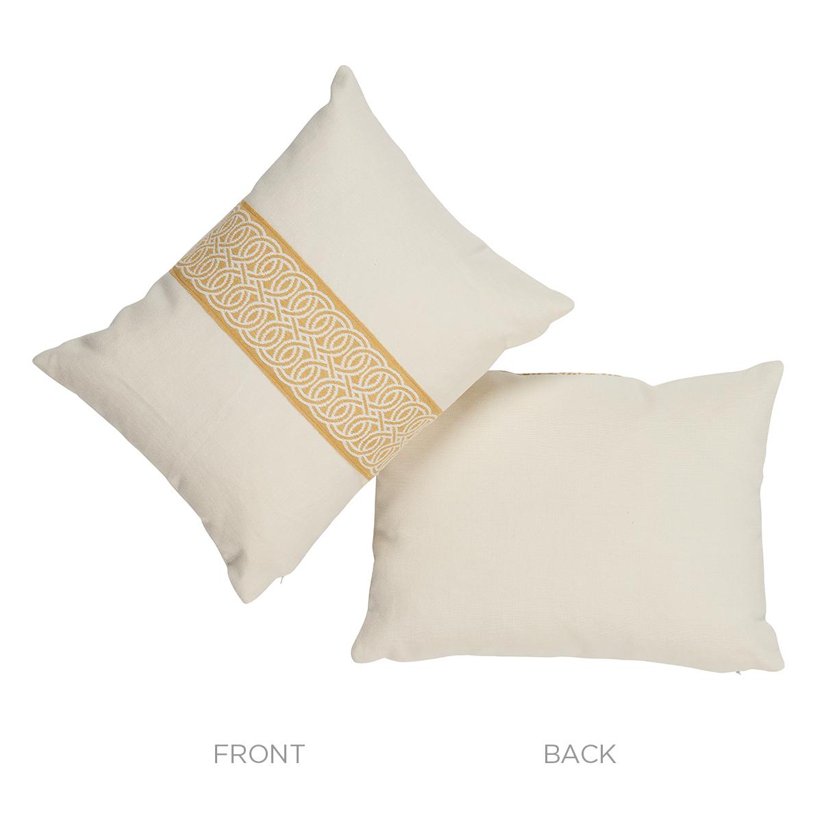 Schumacher Buttercup 16" x 12" Infinito Pillow