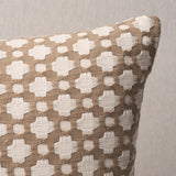 Schumacher Biscuit/Ivory 18" x 12" Betwixt Pillow