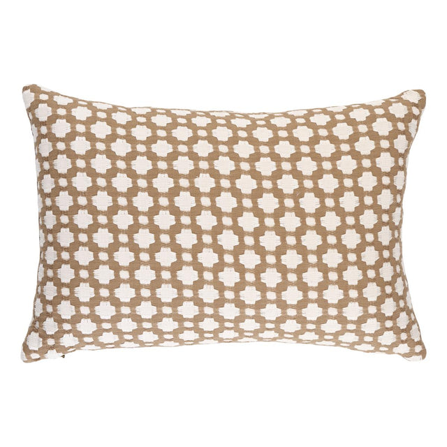 Schumacher Biscuit/Ivory 18" x 12" Betwixt Pillow