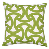 Schumacher Santorini Print I/O Fern 18" x 18" Pillow